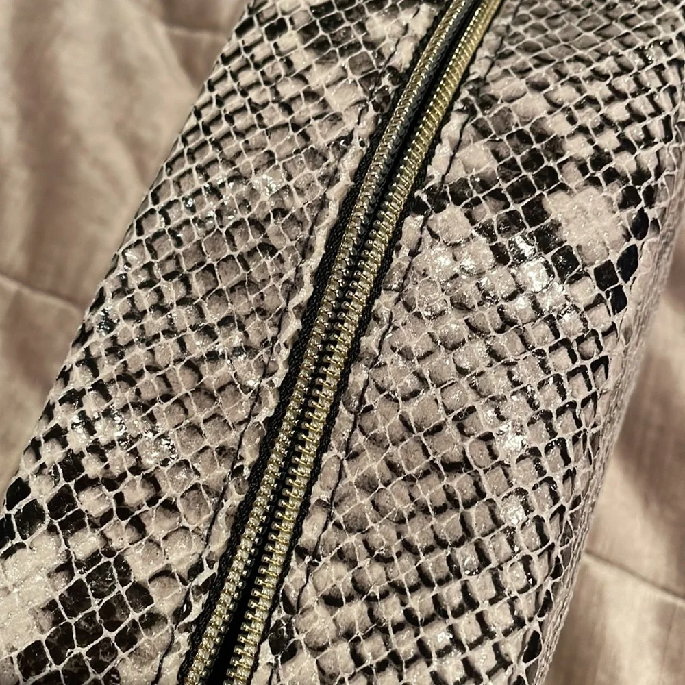 Tarte Cosmetics Faux Snakeskin Makeup Cosmetics Travel Bag